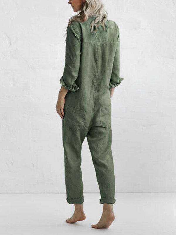 Sage™ | Linen Jumpsuit