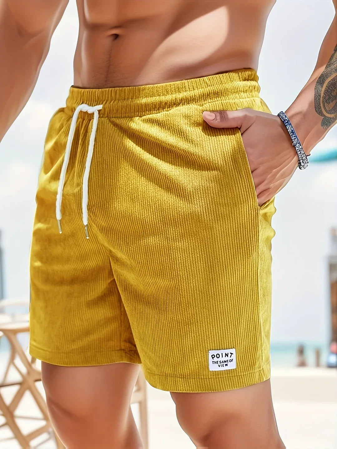 Verde™ | Corduroy Swim Shorts