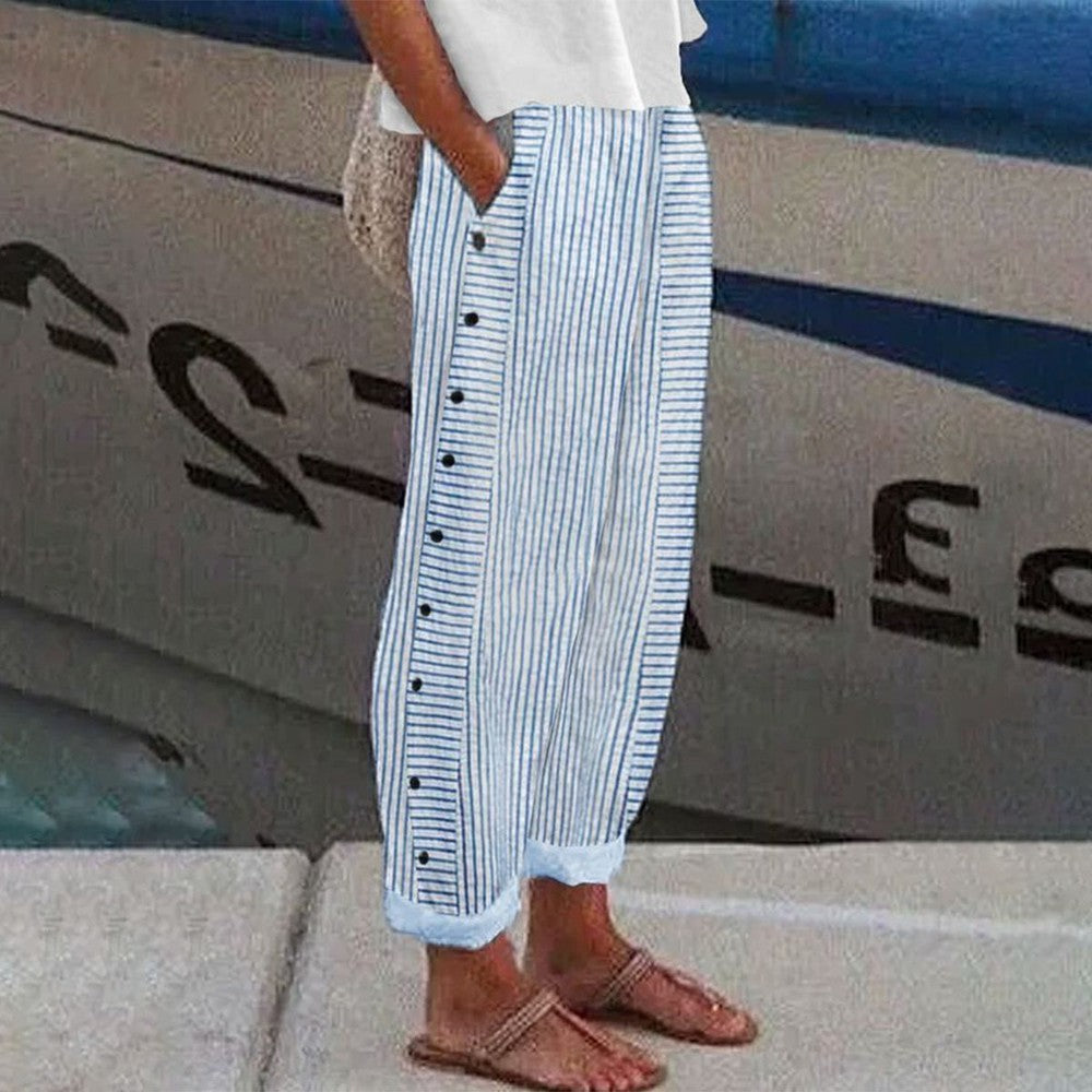 Women Striped Pants