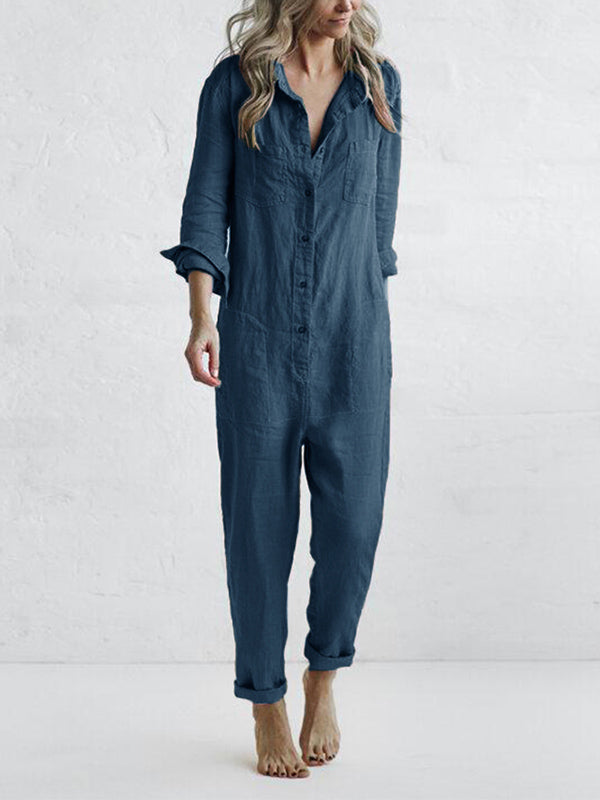 Sage™ | Linen Jumpsuit