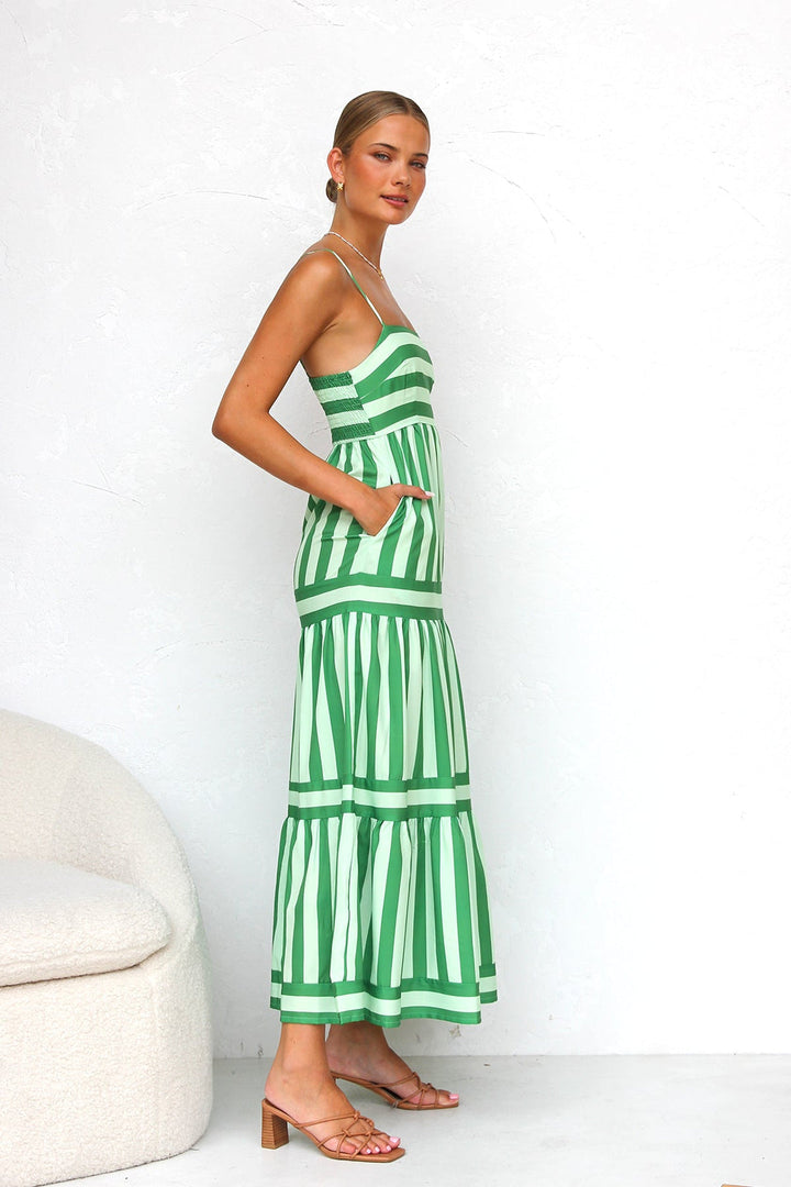 JULIE™ | Striped Elegance Dress