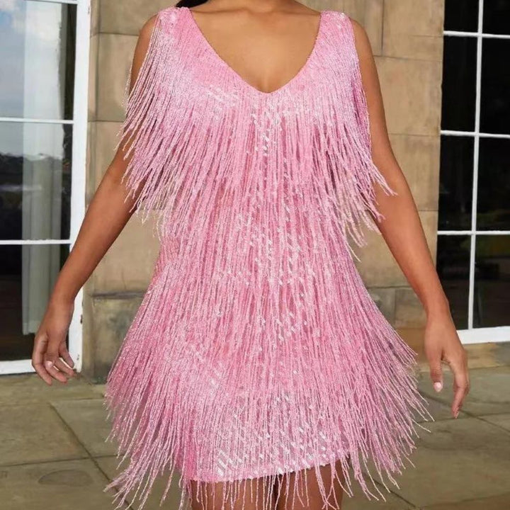 Starlight™ | Fringe Mini Dress