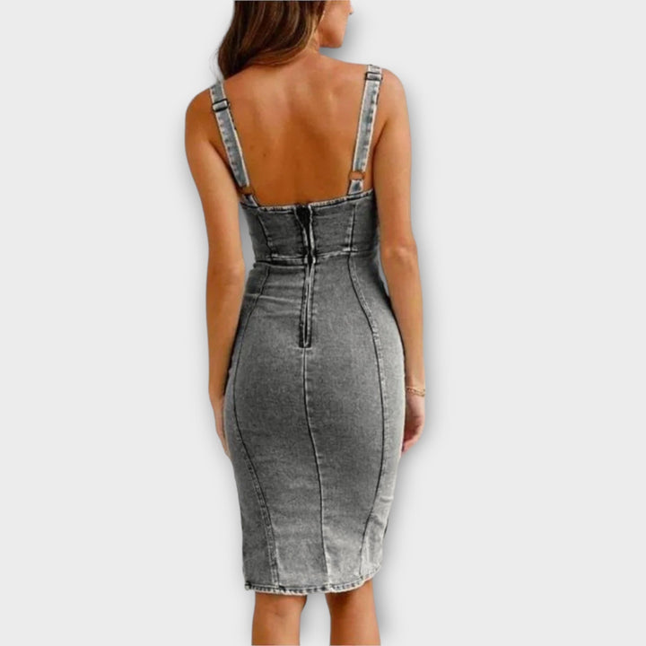 Dahlia™ | Denim Chic Dress